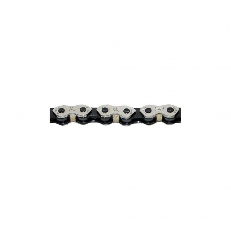 Lant KMC K1 Wide Single-Speed Argintiu/Negru 100 zale [1]