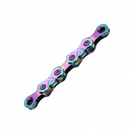 Piese biciclete - Lant KMC X11 Aurora Blue, 11 vit, 118 zale
