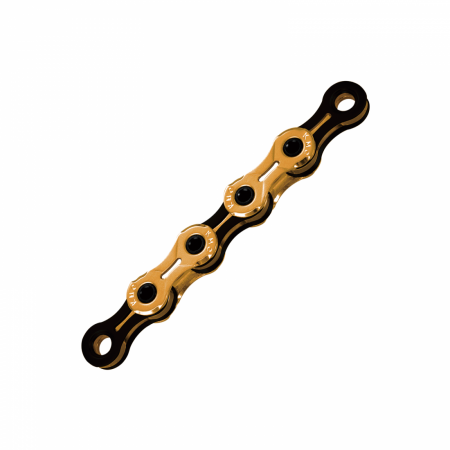 Lanturi bicicleta - Lant KMC X11SL Ti-N Gold/Black, 11 vit, 118 zale