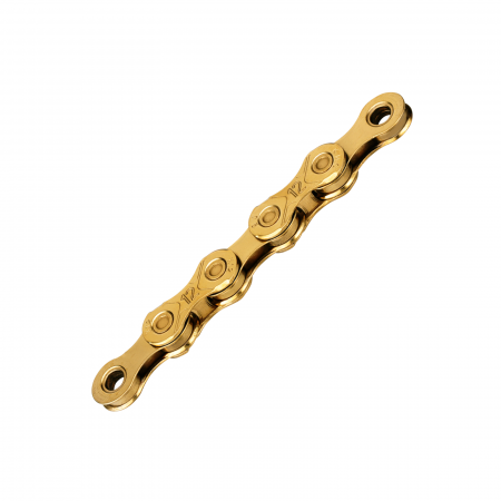 Piese biciclete - Lant KMC X12 Gold Ti-N 12 vit, 126 zale