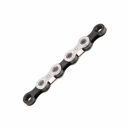 Lanturi bicicleta - Lant KMC X12 Silver/Black 12 vit, 126 zale
