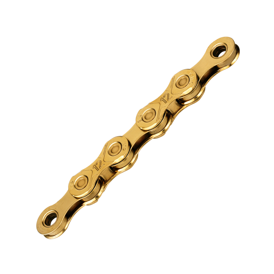 Lanturi bicicleta - Lant lubrifiat cu ceara KMC X12 Waxed Ti-N Gold 12 viteze 126 Zale