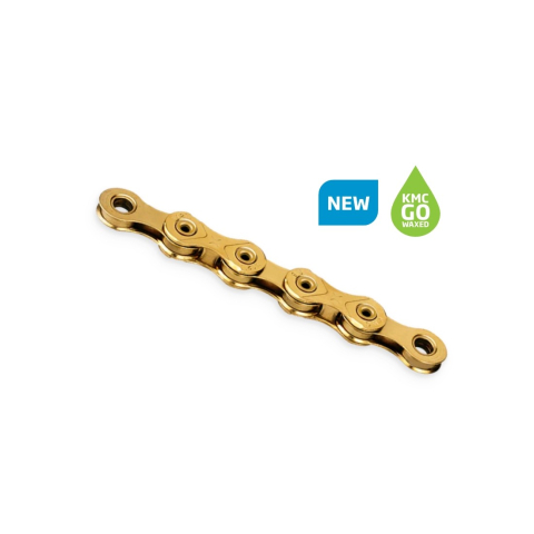 Lanturi bicicleta - Lant KMC X12 Ti-N Gold 12 viteze 126 Zale ceruit