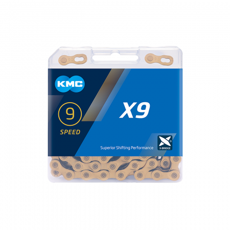 Lant KMC X9 Gold Ti-N 9 vit, 114 zale [1]