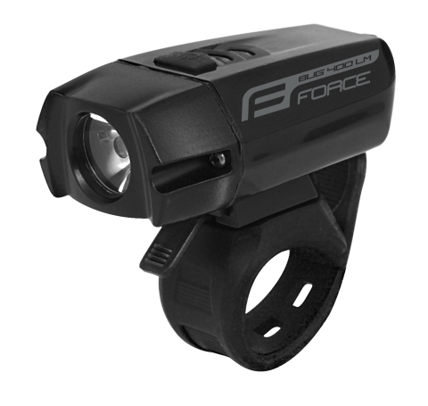 Accesorii - Lumina fata Force Bug USB 400Lm Negru