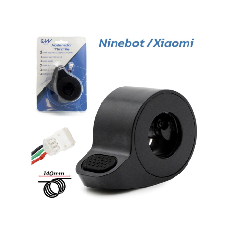 Piese trotinete electrice - Maneta acceleratie trotineta electrica Xiaomi si Ninebot conector JST ZH neagra