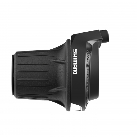 Piese biciclete - Maneta schimbator Shimano Revo-Shift SL-RV200-LN, stanga/fata, 3 viteze, frictiune, fara OGD, neambalat