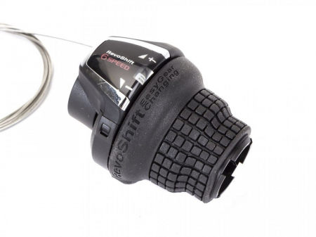 Manete de schimbator - Maneta schimbator Shimano Tourney SL-RS35-6R, Revo Shift dreapta 6 viteze