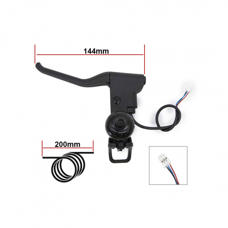 Trotinete, Piese trotinete, Skateboard - Maneta frana cu sonerie pentru trotinete Xiaomi Mi4 Pro