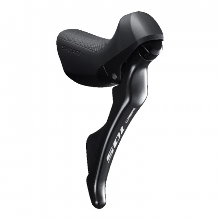 Piese biciclete - Maneta schimbator/frana Shimano 105 ST-R7000, Dual Control, dreapta, 11 viteze, negru