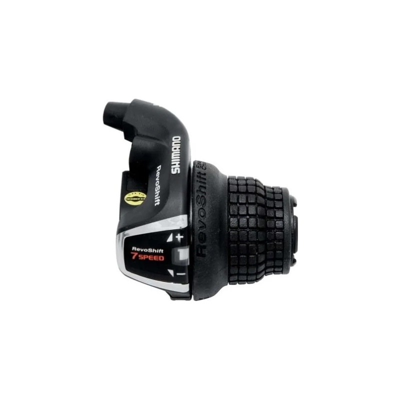 Manete de schimbator - Maneta schimbator Shimano Tourney SL-RS35-7R, Revo-Shift, dreapta/spate, 7 vit., neambalata