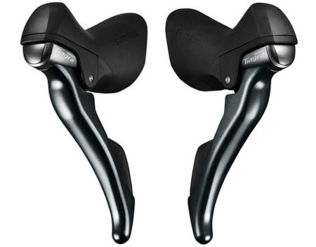 Piese biciclete - Maneta schimbator/frana Shimano Tiagra ST-4700, Dual Control, set, 2x10 viteze