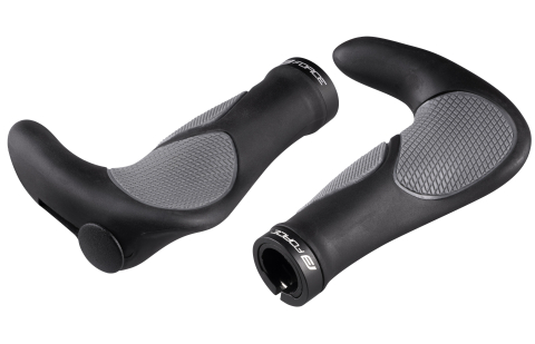 Mansoane bicicleta - Mansoane Cu Coarne Force Gel 102mm Black/Grey