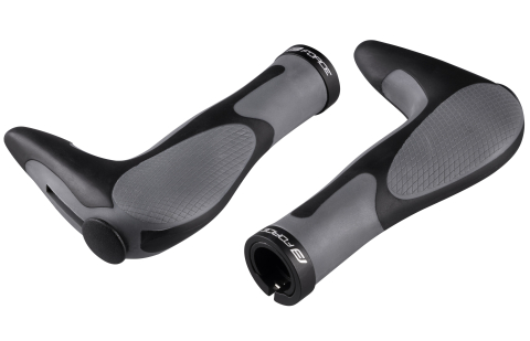 Extensii ghidon (Coarne) - Mansoane cu extensii ghidon Force F Gel negru/gri