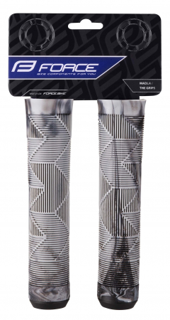 Mansoane Force BMX 145, cauciuc, negru/gri [1]