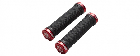 Mansoane bicicleta - Mansoane Reverse R-Shock Lock On 29x130mm negru/rosu