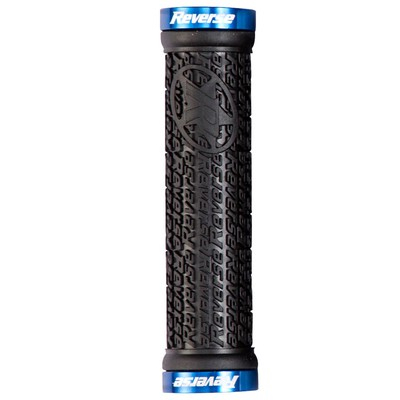 Piese biciclete - Mansoane Reverse Stamp Lock-On 30/135mm Negru/Albastru