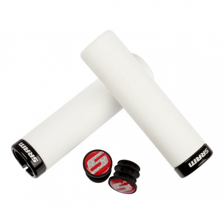 Mansoane Sram Locking Foam Grips 129mm Alb/Negru [1]