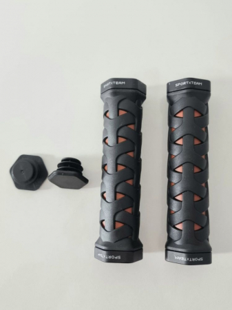 Mansoane SXT Y-Sport, Negru/Rosu, 130mm [2]