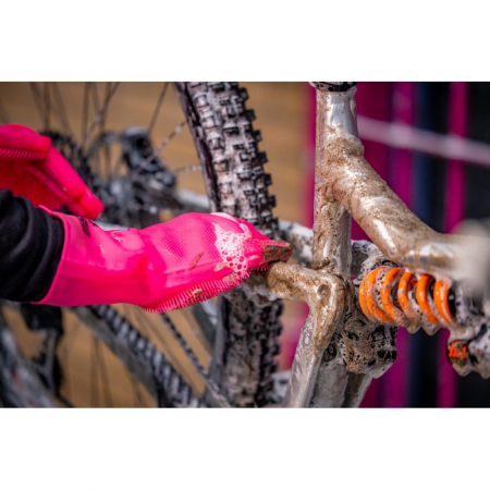 Manusi de curatare Muc-Off Deep Scrubber Pink M [3]