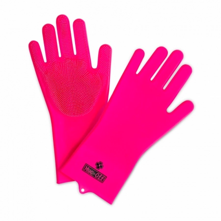 Scule bicicleta - Manusi de curatare Muc-Off Deep Scrubber Pink M