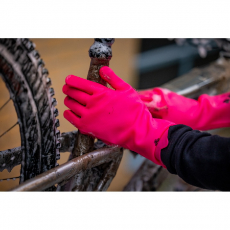 Manusi de curatare Muc-Off Deep Scrubber Pink M [4]