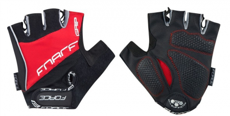 Manusi Force Grip gel negru/rosu L [0]