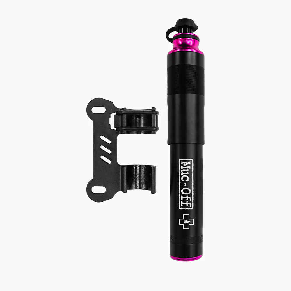 Pompe - Mini-pompa Muc-Off AirMach, Auto/Presta, Negru/Magenta