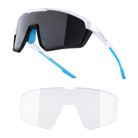 Echipament protectie - Ochelari Force Apex Alb/Gri lentile fotocromatice
