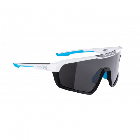 Ochelari Force Apex lentila negru contrast, alb/bleu [1]