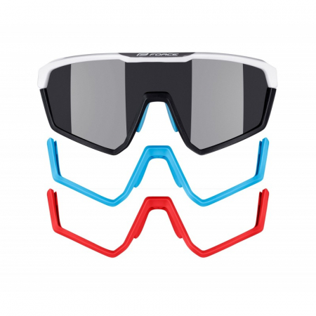 Ochelari Force Apex lentila negru contrast, alb/bleu [2]