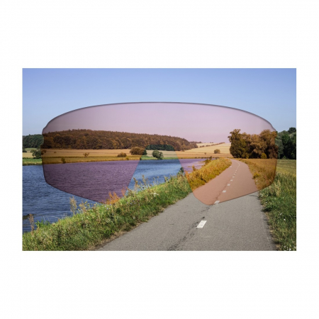 Ochelari Force Electra Negri, lentile rosii [3]