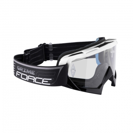 Echipament protectie - Ochelari Force Grime lentile transparente + 10 tear offs negri