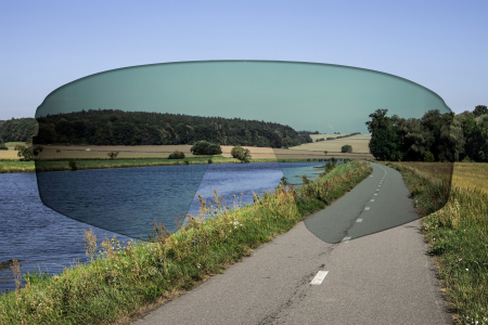Ochelari Force Mantra Mirror galben fluo/albastru [5]