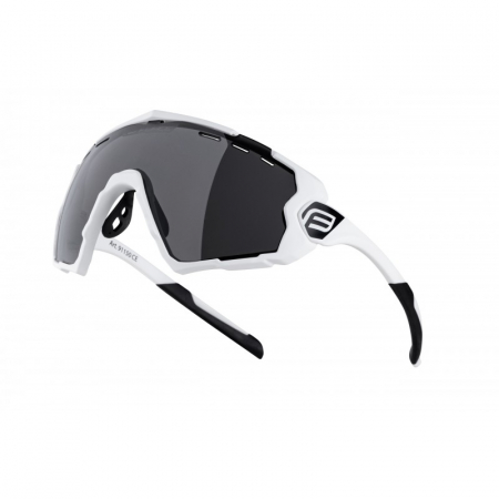 Ochelari Force Ombro alb mat, lentila neagra [0]