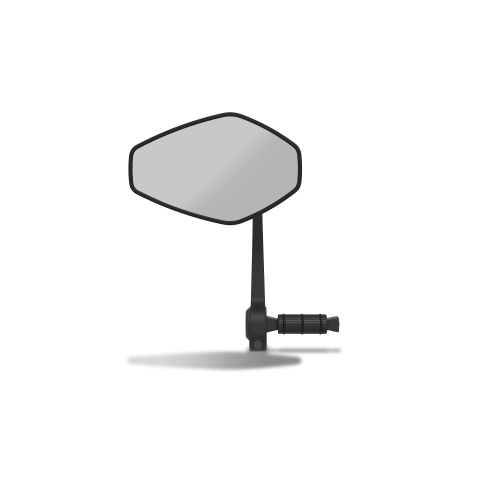 Accesorii - Oglinda bicicleta Acid Mirror PRO, negru