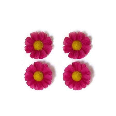 Accesorii - Ornament Cos Basil Daisies Flowers Set 4 Buc Magenta