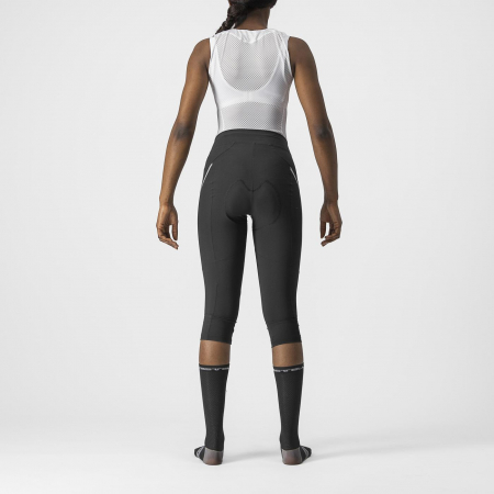 Pantaloni trei sferturi Castelli Velocissima 3, pentru femei, negru/argintiu, S [1]