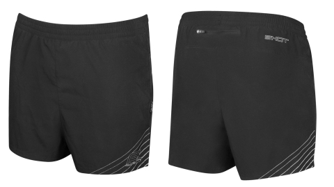 Pantaloni scurti - Pantaloni alergare Force Run Shot negri XL