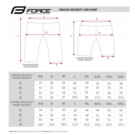 Pantaloni Force Downhill MTB cu sub-pantaloni cu bazon Negru/Gri XS [4]