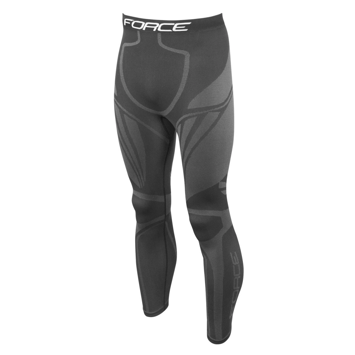 Imbracaminte ciclism - Pantaloni functionali Force Frost negri XS-S