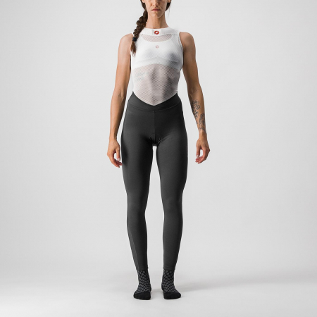 Imbracaminte ciclism - Pantaloni lungi Castelli Meno Wind W, negru, L