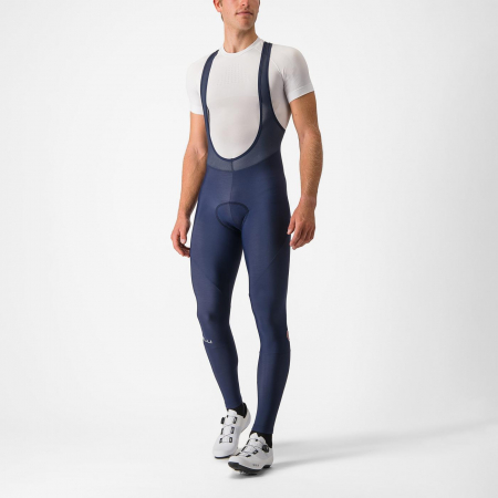 Pantaloni lungi cu bretele Castelli Entrata, albastru belgian, S [2]