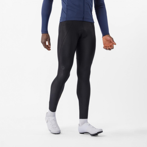 Imbracaminte ciclism - Pantaloni lungi cu bretele Castelli Espresso 2, Negru, L