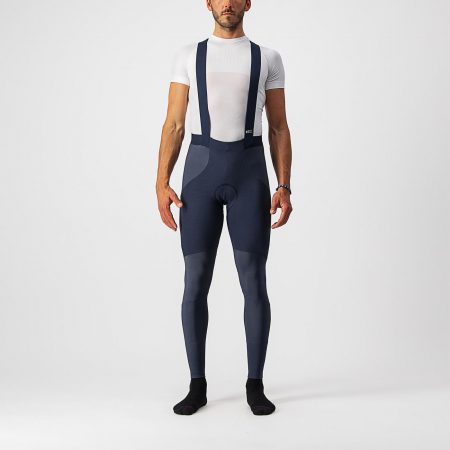 Pantaloni lungi cu bretele Castelli Sorpasso RoS, Bleumarin, M [0]