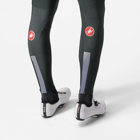 Pantaloni lungi cu bretele Castelli Sorpasso RoS, Verde Inchis, M [5]