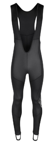 Imbracaminte ciclism - Pantaloni lungi cu bretele fara bazon Force Shard Windster negri M