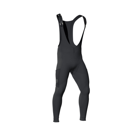 Imbracaminte ciclism - Pantaloni lungi cu bretele Leatt MTB ThermaFlow 4.0 Black L