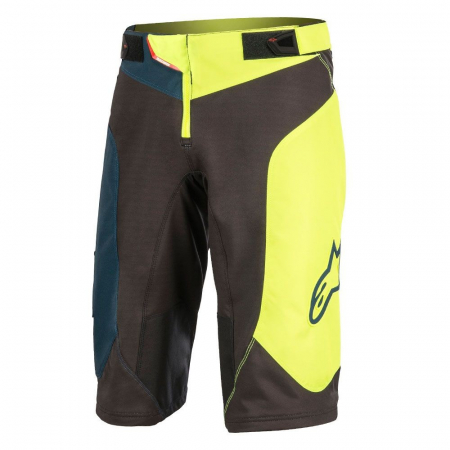 Imbracaminte ciclism - Pantaloni scurti Alpinestars Vector black/acid yellow 30