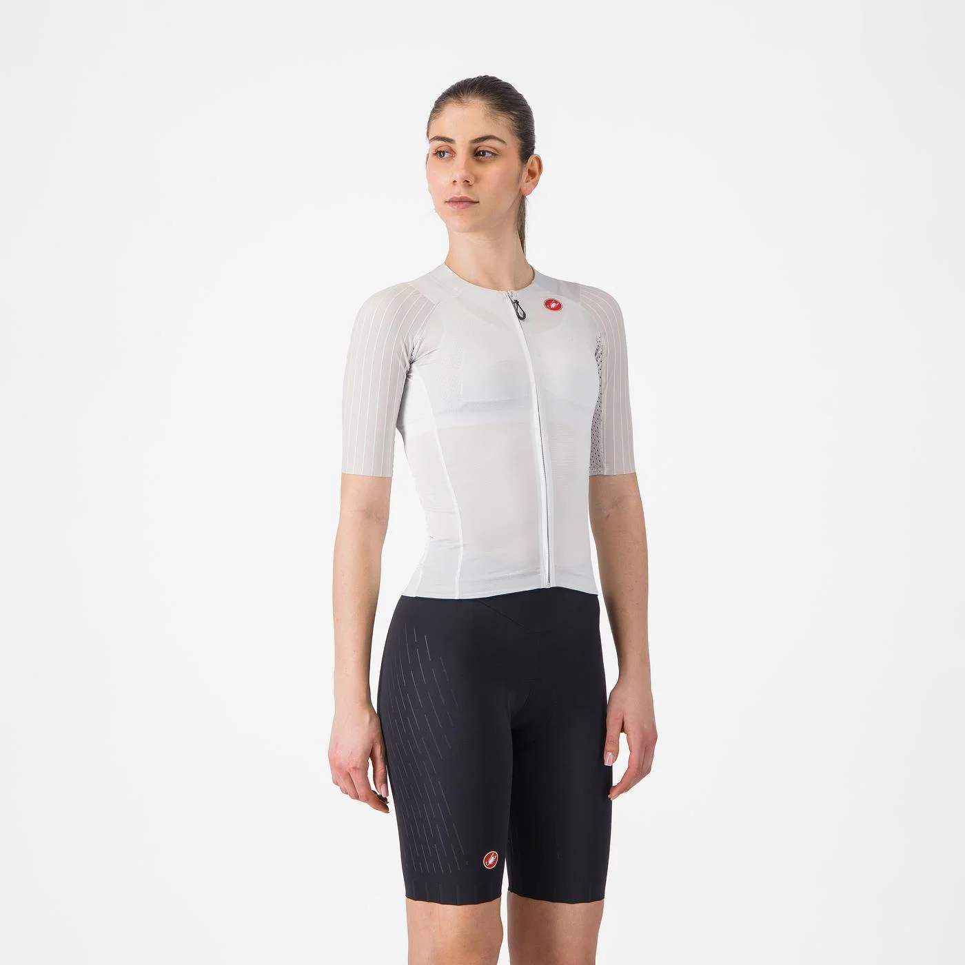 Pantaloni de dama - Pantaloni scurti Castelli Free Aero Race S, pentru femei, negru, XS